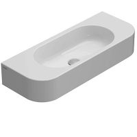 Раковина GLOBO FORTY3 подвесная с одним намеченным отверстием цвет белый SCT70BI — фото 1, Раковины подвесные