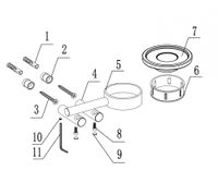Товар: Мыльница с держателем ABBER Osten 316 AA1858BG золото брашированное - фото 2 Мыльница с держателем ABBER Osten 316 AA1858BG золото брашированное — фото 2, Мыльницы