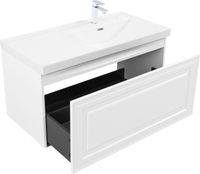 Товар: Тумба с раковиной Aquanet Агата 100 R 1 ящ. цв. белый сатин арт-00365932 - фото 6 Тумба с раковиной Aquanet Агата 100 R 1 ящ. цв. белый сатин арт-00365932 — фото 6, Тумбы с раковиной