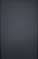 D007028080 Душевой поддон ISOLA 140x100 COLOUR ANTRACIT RIHO — фото 1, Душевые поддоны