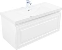 Товар: Тумба под раковину Aquanet Агата 110 белый сатин 00345484 - фото 3 Тумба под раковину Aquanet Агата 110 белый сатин 00345484 — фото 3, Тумбы под раковину