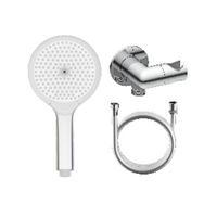 Лейка для душа с держателем (с подключением шланга) и шлангом Raglo , хром арт-R476.42 — фото 1, Лейки для душа