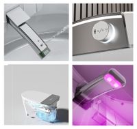 Унитаз ESTER Smart напольный с дистанционным управлением Ceruttispa CT10617 (680x400x470) — фото 6, Напольные унитазы