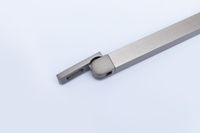 Держатель стекла Allen Brau Priority 3.31102.BA серебро браш — фото 4, Комплектующие для душевых ограждений