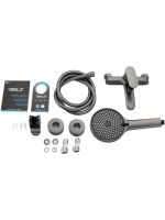 Смеситель для ванны с душем BELZ, оружейная сталь, арт-B61713-3 — фото 7, Смеситель для ванны