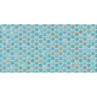 Декор Анкона D бирюзовая 30х60 (5шт) СК000030518 — фото 1, Декоративные элементы