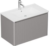 Тумба под раковину Allen Brau Gravity 80 1.370017.PGM платина матовый — фото 3, Тумбы под раковину