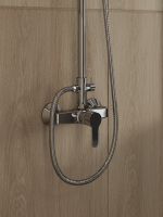 OneLife душевая система с смесителем для душа, хром арт-P01-912cr — фото 6, Душевые стойки