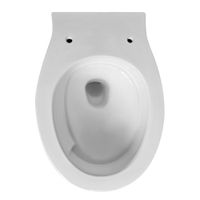 Унитаз ABBER Bequem подвесной белый, безободковый, смыв торнадо и струйный смыв арт-AC1127 — фото 8, Подвесные унитазы