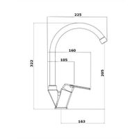 Товар: OneLife смеситель для кухни однорычажный полимерный, черный арт-P02-000b - фото 12 OneLife смеситель для кухни однорычажный полимерный, черный арт-P02-000b — фото 12, Смесители для кухни