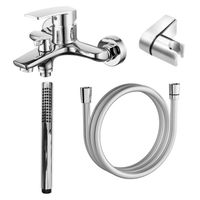 Смеситель для ванны Azario с ручным душем, керамический картридж, хром арт-CS00091094 — фото 3, Смеситель для ванны