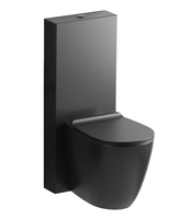 Бачок SIMAS напольный моноблок цвет черный CT09/D20.NE — фото 1, Комплектующие для туалета