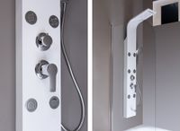 Душевая панель Galaxy White с гидромассажем и изливом AP40-03 — фото 6, Душевые панели