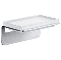 Мыльница COLOMBO DESIGN OVER B7001 настенная цвет нержавеющая сталь — фото 3, Мыльницы