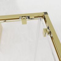 Товар: Душевой угол Veconi Evo 300 G, 1100х900x1950, золото брашинг, прозрачное стекло E3-G-11090-01-C9 - фото 3 Душевой угол Veconi Evo 300 G, 1100х900x1950, золото брашинг, прозрачное стекло E3-G-11090-01-C9 — фото 3, Прямоугольные душевые уголки