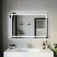 Зеркало Бриклаер Эстель-2 120 с подсветкой LED, на взмах руки 4627125414329 — фото 5, Зеркала в ванную комнату