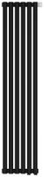 Отопительный радиатор Сунержа Эстет-00 EU50 1200х270 6 секций Матовый чёрный арт-31-0322-1206 — фото 5, Радиаторы отопления