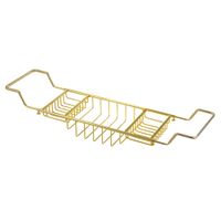 COMPLEMENTI Полка-решётка на ванну, золото арт-22003 — фото 1, Полки для ванной и душа