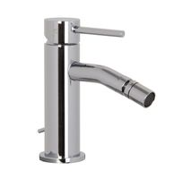 Смеситель для биде, Fima Carlo Frattini, Spillo Up, тип открывания воды-однорычажный, тип регулирования воды-керамический картридж, отверстия для монтажа-1, высота, мм-137, вынос излива, мм-103, донный клапан-есть, тип подводки-гибкая, стандарт подвода воды-3/8", цвет-хром арт-F3032XSCR — фото 1, Смесители для биде