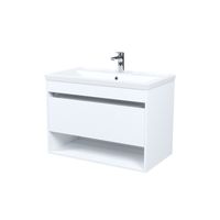 Тумба с умывальником IDDIS Zodiac X подвесная, с нишей, 80 см, белый, подходит умыв. 4078000i28 арт-ZDX80WNi95K — фото 2, Тумбы с раковиной