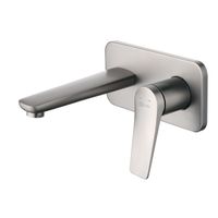 Bronx Смеситель для раковины, монолит.излив172мм встр.дон.клап.Click/Clac,р/ОД, графит, LM, арт-LM3726GM — фото 2, Смесители для раковины