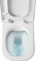 GAP CLEAN RIM Чаша унитаза приставного c безободковым смывом, двойной выпуск, белая. ROCA арт-734273700H — фото 5, Напольные унитазы