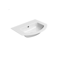 раковина подвесная/встраиваемая PURA 62x48 белый арт-8827111 — фото 3, Раковины подвесные