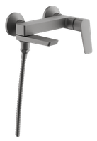 Смеситель для ванны с душем BELZ, оружейная сталь, арт-B60715-3 — фото 1, Смеситель для ванны