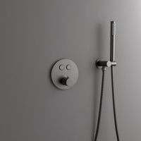 Душевая система встроенная с термостатом Timo Saona SX-2370/18SM черное золото — фото 4, Душевые системы