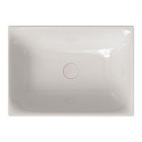 Раковина Scarabeo SKINNY накладная без перелива без отверстий цвет белый арт-5413 — фото 6, Раковины накладные