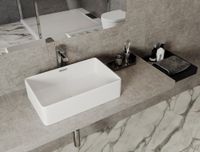 Раковина накладная Allen Brau Fantasy 55 4.11003.20 белый глянец — фото 1, Раковины накладные