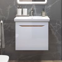 Тумба под раковину VIGO Grani 60 подвесная дуб золотой арт-057 дуб золотой — фото 2, Тумбы под раковину