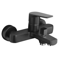 Набор смесителей 3 в 1 для ванны Azario TREYA, черный матовый арт-AZ-156805024+AZ-156845524+AZ-157820224 — фото 2, Смеситель для ванны