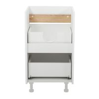 Тумба напольная SYDNEY 50 /2ящ/ AQUA DE MARCO 2050WCSYD/1 — фото 5, Тумбы под раковину