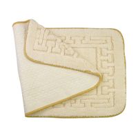 Товар: Коврик д/ванной комнаты 60х120 см., логотип АФИНА, кремовый, окантовка золото 31919 - фото 4 Коврик д/ванной комнаты 60х120 см., логотип АФИНА, кремовый, окантовка золото 31919 — фото 4, Коврики для ванной комнаты