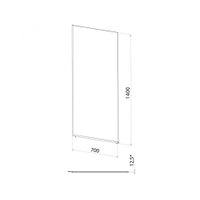 Штора на ванну Статик-Хром 70*140 арт-Щ0000067404 — фото 5, Шторы для ванной