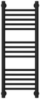 Полотенцесушитель водяной Сунержа Богема+ прямая 800х300 Матовый чёрный арт-31-0220-8030 — фото 1, Водяные полотенцесушители