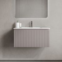 Тумба подвесная SANCOS Snob R 1.0 790х445х406, c одним ящиком оснащенным доводчиками, Doha Soft , арт. арт-SNR1.080SM — фото 1, Тумбы под раковину