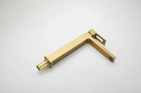 Смеситель для накладной раковины BELZ, брашированное золото арт-B11658-5 — фото 8, Смесители для раковины