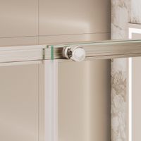 Душевой уголок RGW SV-42 (SV-12 + Z-050-2) 1400x800, профиль хром, стекло прозрачное, арт-32324284-011 — фото 5, Прямоугольные душевые уголки