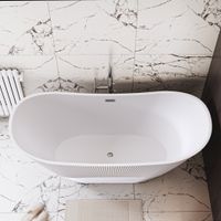 Ванна отдельностоящая Grossman Galaxy GR-2104M (170х75х72) цвет белый матовый,1 место — фото 5, Акриловые ванны