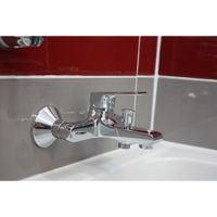 Смеситель Colorado для ванной с душевым комплектом, держатель подвижный, арт-CO154.5/2 — фото 2, Смеситель для ванны