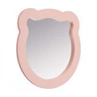 Зеркало КАСПЕР МИШКА, фигурное, розовый матовый 1A283502CR1E0 — фото 2, Зеркала в ванную комнату
