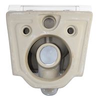 Унитаз подвесной Azario UNO 365х485х365 безободковый, в комплекте с быстросъемным сиденьем микролифт арт-AZ-2380 — фото 15, Подвесные унитазы