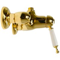 OXFORD Душевой настенный гарнитур (см-ль д/душа/колонна ARCO/верхний душ/шланг/ручной душ),золото 30950 — фото 3, Душевые гарнитуры