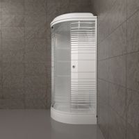 ДК Полосы 90*90 А (7 мест+сифон D90) арт-Щ0000061842 — фото 14, Душевые кабины