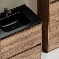 Тумба под раковину SANCOS Libra Floor напольная, 690х450х840, c двумя ящиками оснащенными доводчиками, дуб чарльстон, арт. арт-LB70FECH — фото 15, Тумбы под раковину