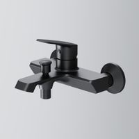 F8F10022 Func, смеситель д/ванны/душа, черный — фото 6, Смеситель для ванны