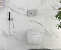 Кнопка смыва сенсорная ABBER хром глянцевый арт-AC0122S — фото 3, Кнопки смыва