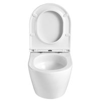 Сет: Инсталляция для подвесного унитаза AZARIO FORTE + подвесной унитаз Azario Grado безободковый, слив "скрытое Торнадо + Кнопка смыва AZARIO FORTE хром глянцевый арт-AZ-100-100F+AZ-0046-UQ3+AZ-100-002F — фото 6, Комплекты унитаз + инсталляция